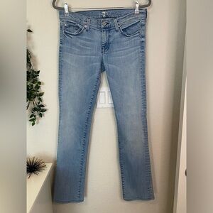 7 For All Mankind Low Rise Straight Leg Jeans - size 29